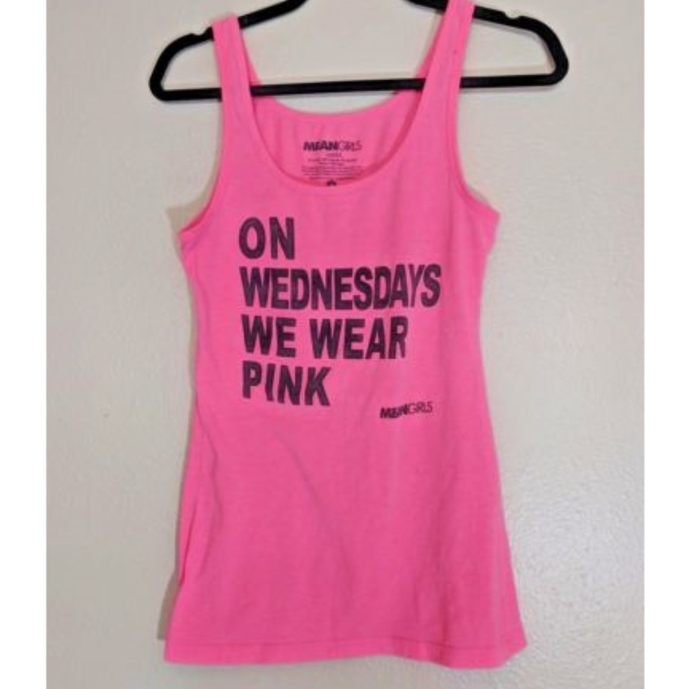 Mean Girls On Wednesdays We Wear Pink Tank Top